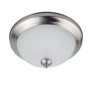 Thomas Lighting 13" CEILING HALLWAY Light Flush Mount SILVER BRUSHED NICKLE